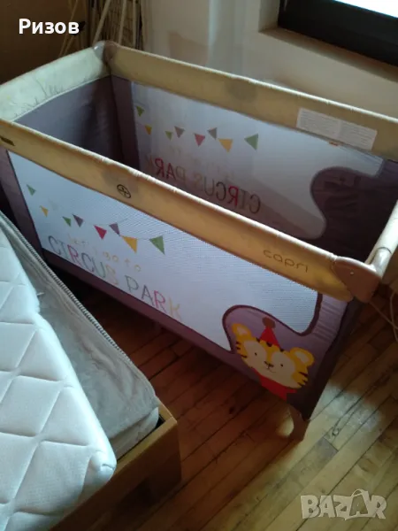 Сгъваема детска кошара с матрак Chipolino, снимка 1