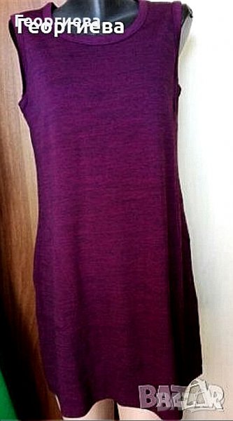 Нова ежедневна рокля от ватирано трико в лилаво👗М, L👗 арт.146, снимка 1