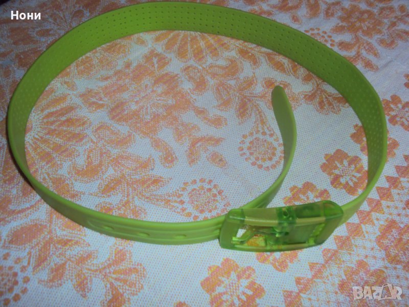 Силиконов колан унисекс в зелено, снимка 1