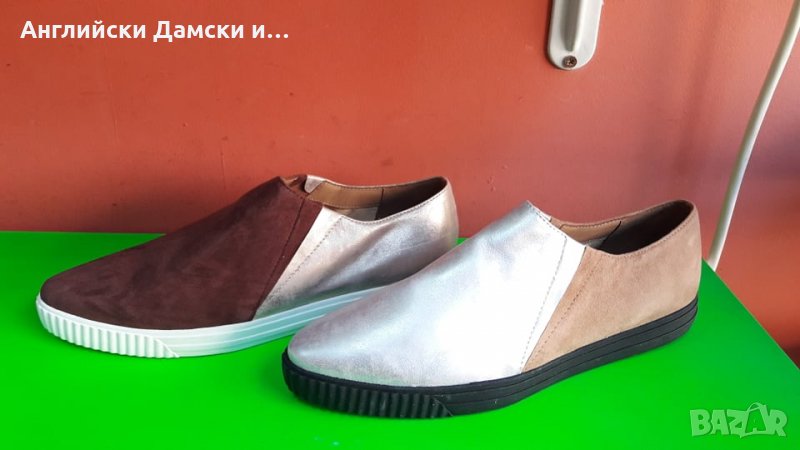 Английски дамски обувки естествена кожа-GEOX 2 цвята, снимка 1