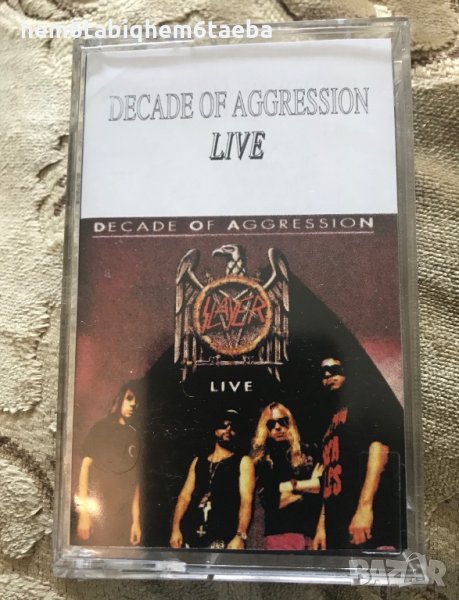 Рядка касетка! Slayer - Decade of Aggression - Live , снимка 1