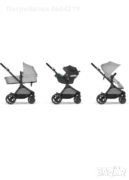 Бебешка количка Cybex eos 3v1, снимка 1