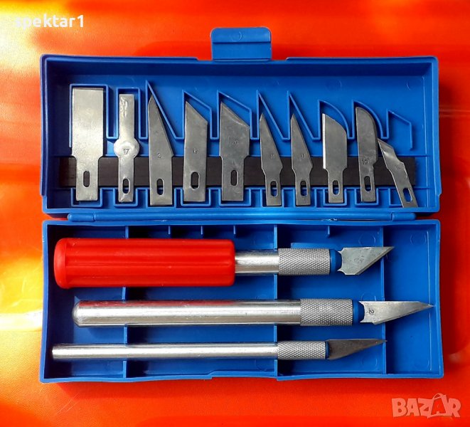 Комплект сменяеми ножчета с три дръжки, снимка 1