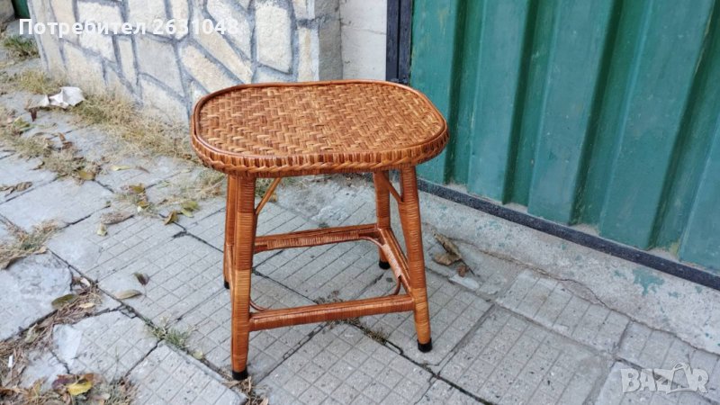 плетена ратанова маса, снимка 1