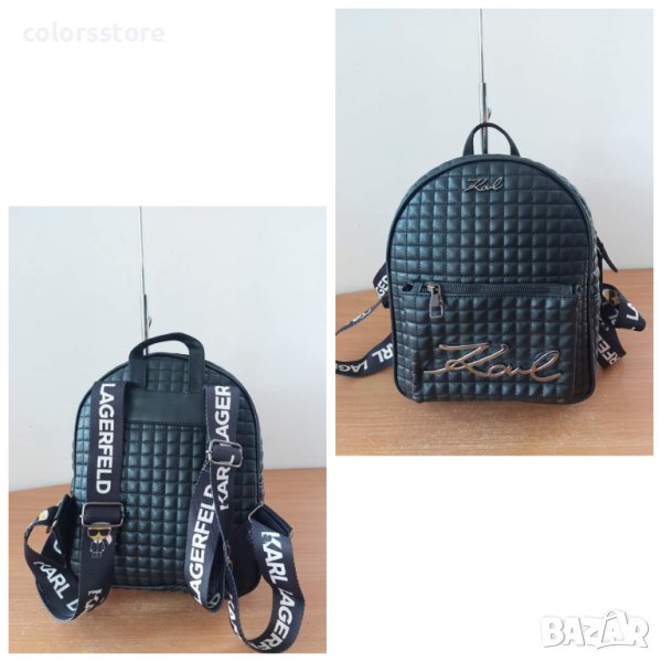 Черна раница Karl Lagerfeld код SG188, снимка 1