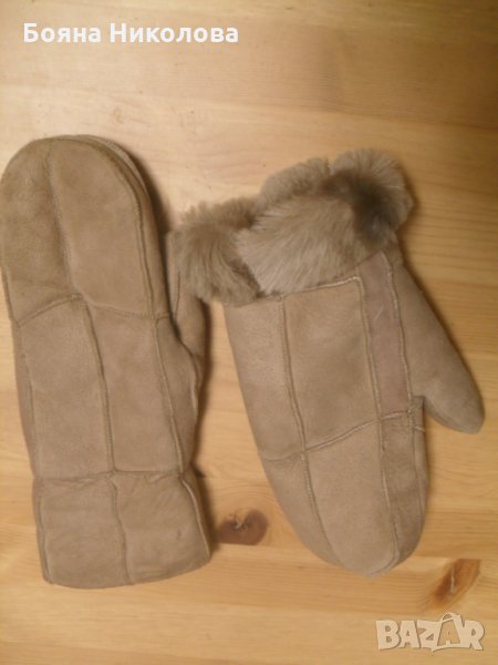 Дамски кожени ръкавици с един пръст / лапи, снимка 1