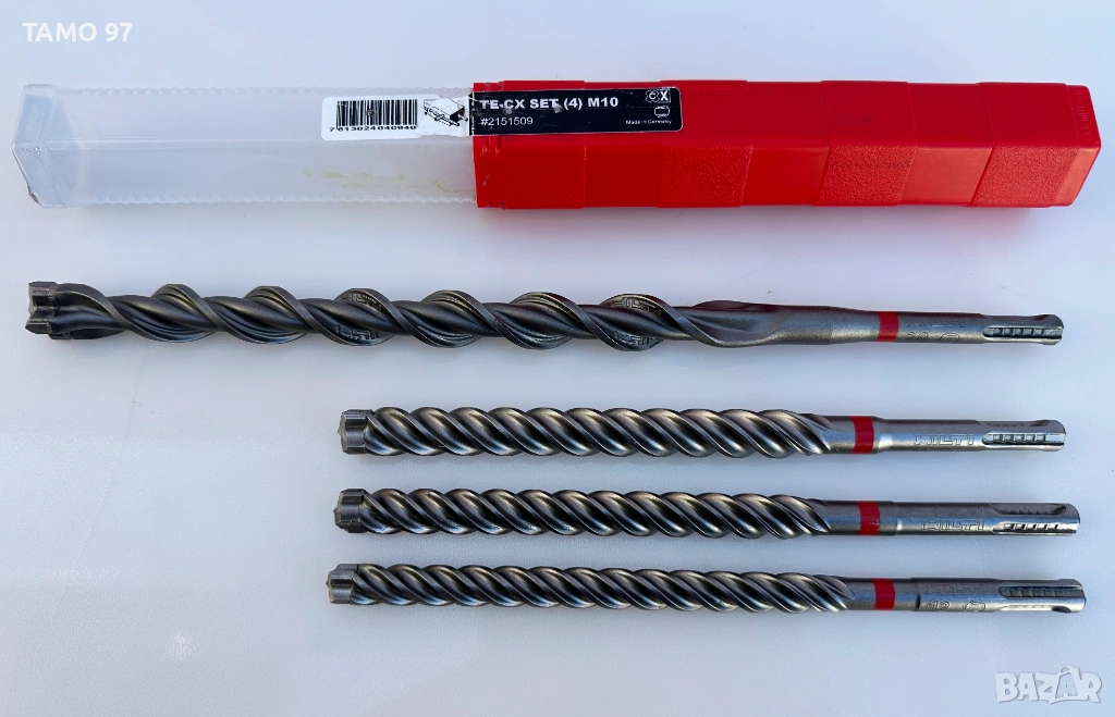 Hilti TE-CX M10(4) Set - Нов комплект метрични свредла, снимка 1