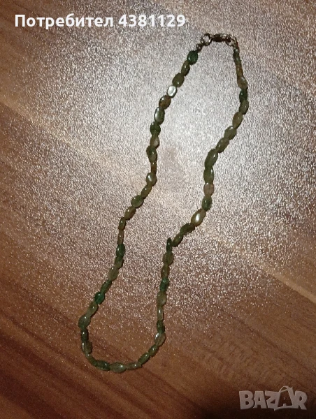 Продавам гердан от шлифовани индийски изумруди, снимка 1