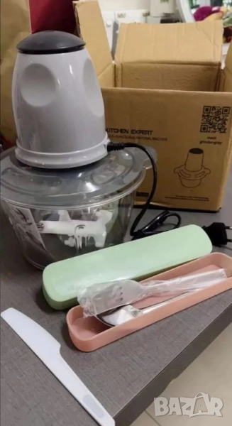 Компактен мултифункционален кухненски чопър, снимка 1