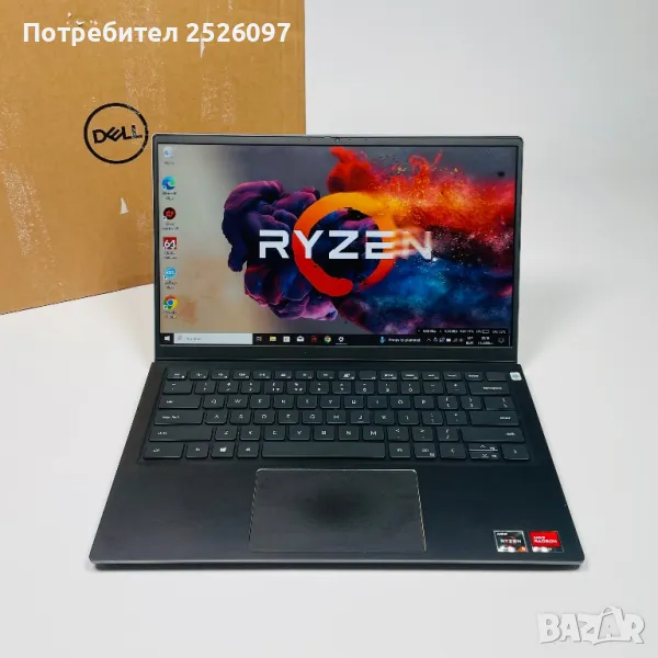 Dell Vostro 14/FHD IPS/Ryzen 5 5500U/512GB NVMe/8GB RAM/Подсветка, снимка 1