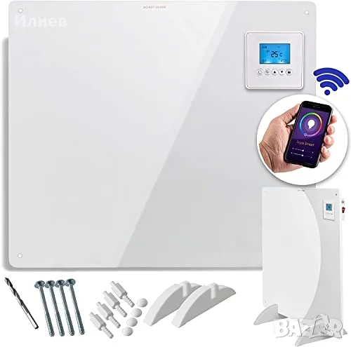 Инфрачервен радиатор за отопление с приложение Wifi , 425 W, снимка 1