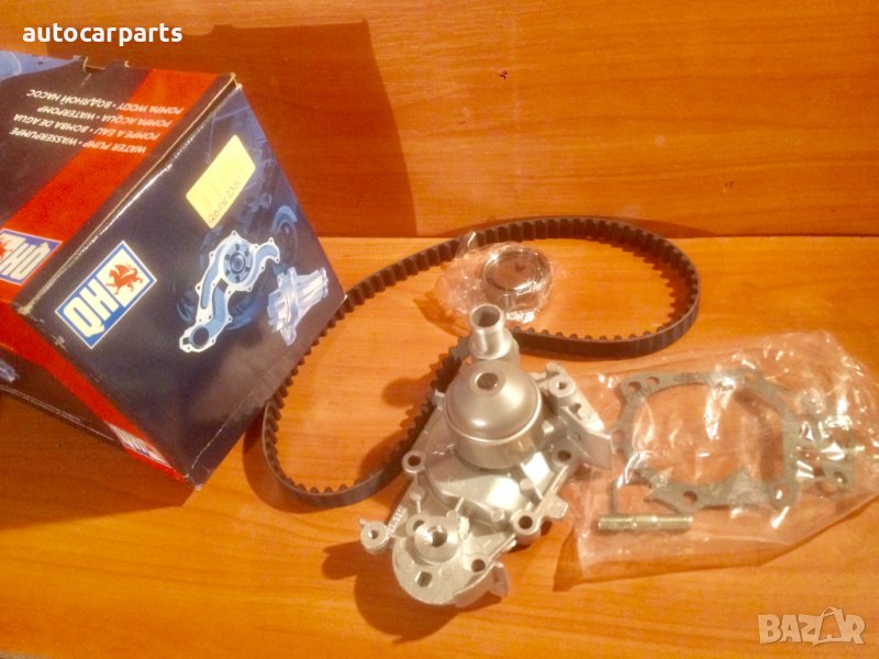 Комплект ангренажен ремък с водна помпа за Нисан и Рено / NISSAN и RENAULT двигател 1.1, 1.2, снимка 1