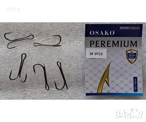 🎣 OSAKO PREMIUM HOOK – Двойни куки за костур, бяла риба и пъстърва! 🐟🔥, снимка 1