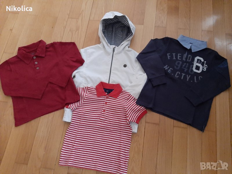 Детско яке ZARA,блузки FERRARI,Calvin Klein,H&M за 5-6 г.момче , снимка 1