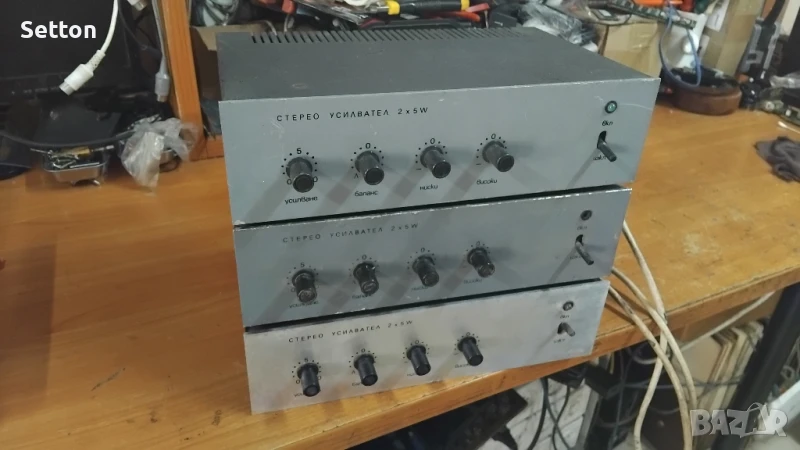 Български усилватели ЗЗУ 3бр за 100лв, снимка 1