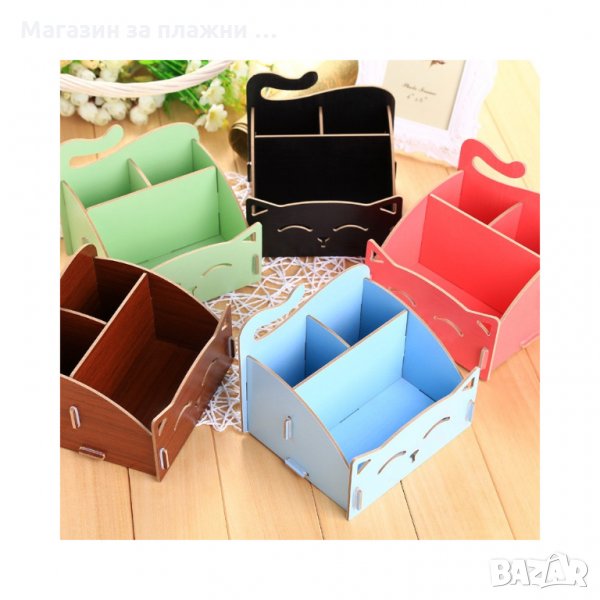 Дървен органайзер - Коте 1940, снимка 1