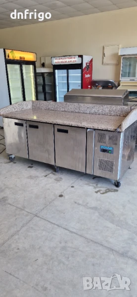 Хладилна маса с гранитен плот пица маса, снимка 1