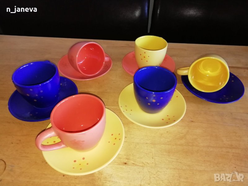 сервиз от 12 части. Чашки с чинийки, снимка 1