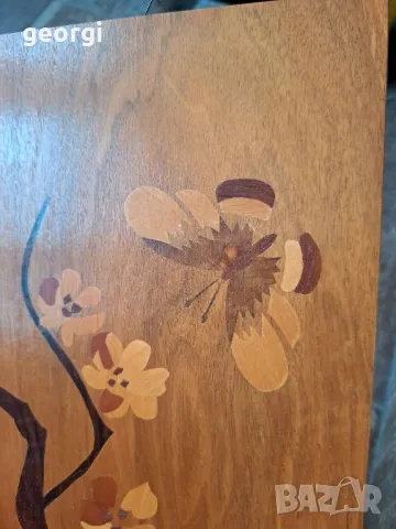 дървено пано за стена интарзия  2/4, снимка 2 - Декорация за дома - 48610702