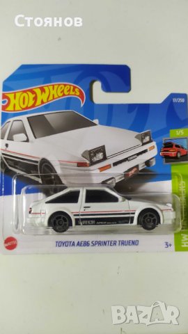 Hot Wheels Toyota AE86 Sprinter Trueno, снимка 1 - Колекции - 36989890