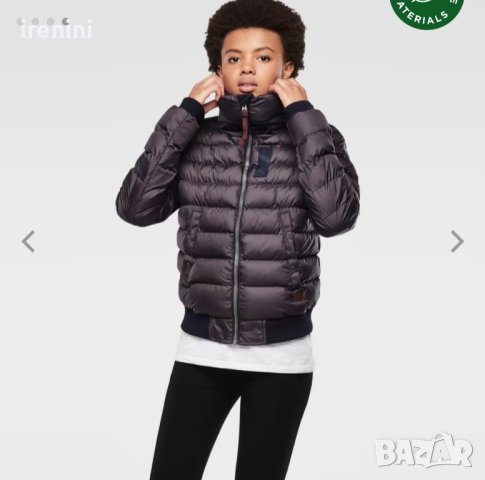 Страхотно дамско късо зимно яке G STAR RAW , бомбър модел,  размер XS, снимка 3 - Якета - 43029213