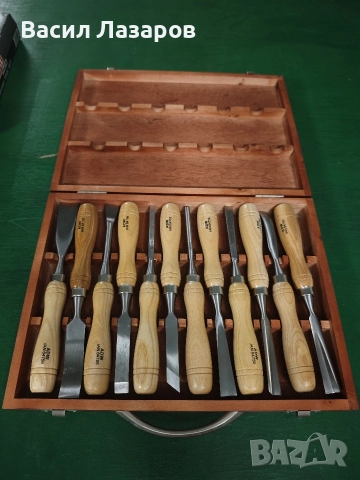 Pawerfix profi комплект за дърворезба ,включва 12 части чисто нов , снимка 2 - Инструменти за гравиране - 52836208