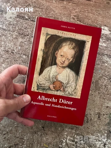 Книга за Албрехт Дюрер - акварели и рисунки на немски 