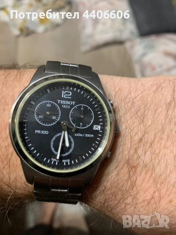Швейцарски часовник Tissot PR100 (като) нов, снимка 4 - Мъжки - 53236914
