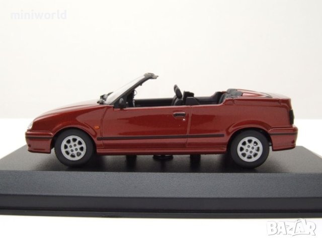 Renault 19 Cabrio 1992 - мащаб 1:43 на Maxichamps моделът е ново в PVC дисплей-кейс, снимка 3 - Колекции - 43035196