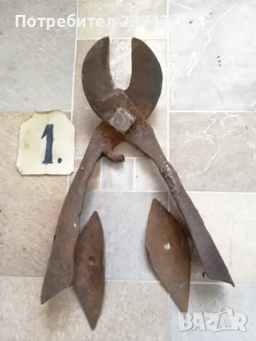 Стари овощарски ножици за клони храсти от 50-те години., снимка 2 - Антикварни и старинни предмети - 37128258