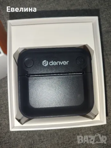 Джобен фотопринтер Denver-32BK, снимка 4 - Друга електроника - 49652132