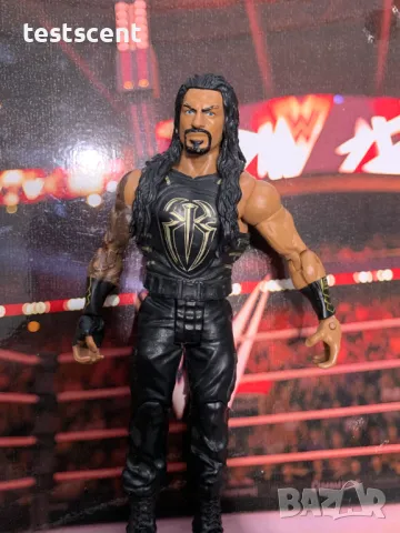 Екшън фигура WWE Roman Reigns Roman Empire Basic Series mattel Роман Рейнс играчка BlackGold, снимка 14 - Колекции - 49171636