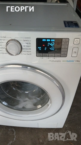 пералня Samsung Eco Blue 7 кг ААА+ КАТО НОВА , снимка 7 - Перални - 53364337