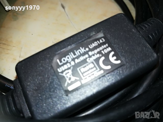 logilink-usb cable usb 10m germany 0504211654, снимка 4 - Кабели и адаптери - 32434707