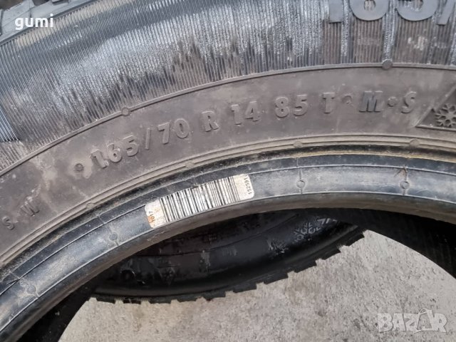 4бр. зимни гуми 165/70/14 CONTINENTAL H525, снимка 5 - Гуми и джанти - 37531431