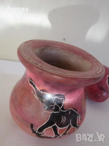 Декоративно яйце с поставка, изработено от сапунен камък, снимка 7 - Декорация за дома - 49421998