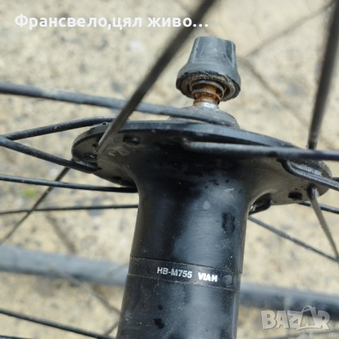 Главина със спици 26 цола Shimano deore xt , снимка 3 - Части за велосипеди - 43409202