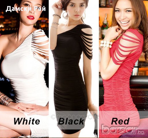 Рокля - черен , червен , бял  цвята