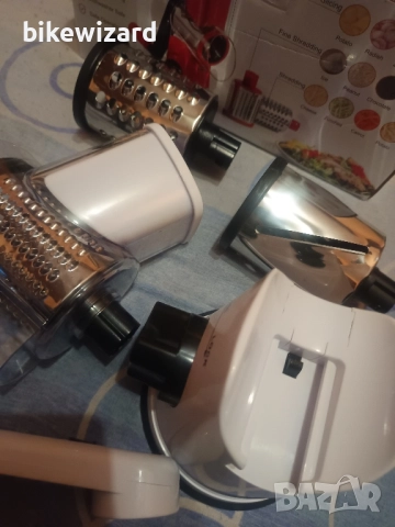 GDL зеленчукорезачка с 3 сменяеми барабанни остриета НОВО, снимка 2 - Аксесоари за кухня - 52665503