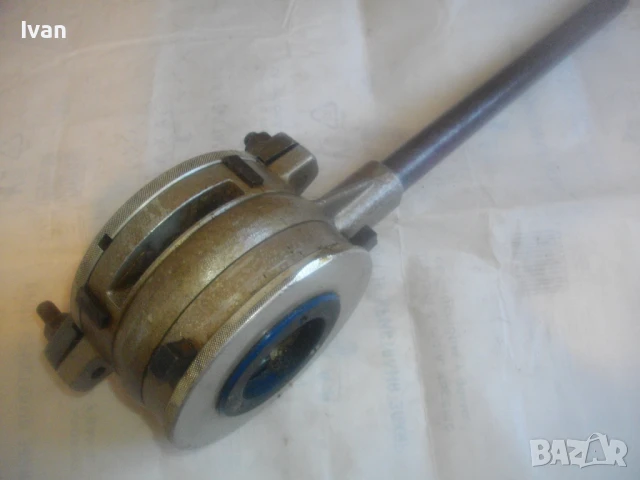 JOPAL 2 ЧЕХОСЛОВАШКА ВИНТОНАРЕЗКА С ПОСТАВЕНИ РЕЗБОНАРЕЗНИ НОЖОВЕ РАЗМЕР 1/2"-3/4" ЗА РЕЗБИ НА ТРЪБИ, снимка 17 - Други инструменти - 51108329