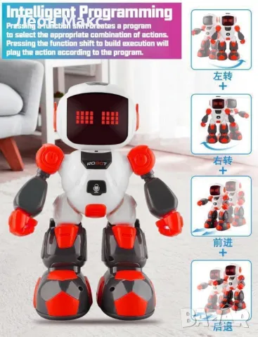 Интерактивен робот с дистанционно часовник 