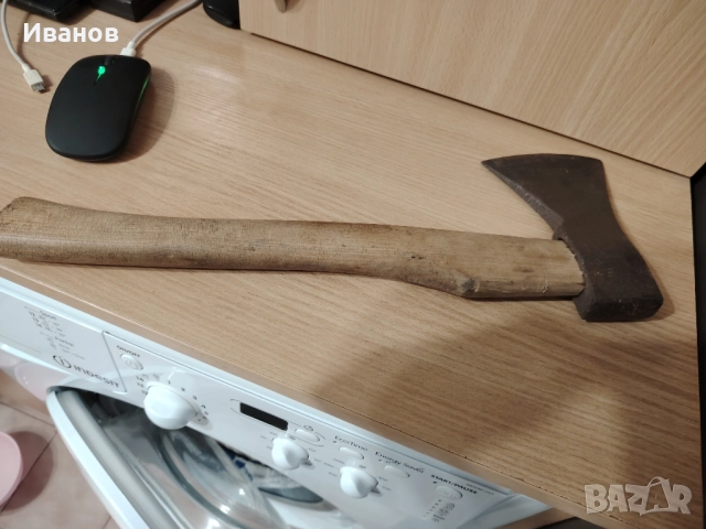 Стара немска брадва, снимка 3 - Антикварни и старинни предмети - 51976903
