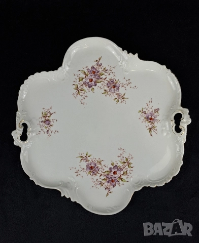 Голямо порцеланово плато с дръжки