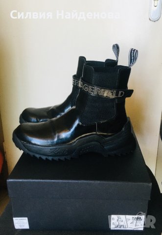 Нови обувки kARL LAGERFELD, снимка 5 - Дамски боти - 43580113