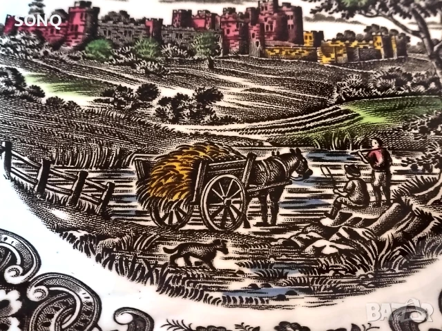 Английска Колекционерска Чиния Железен Камък, снимка 4 - Колекции - 51156649