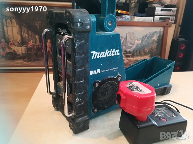 makita profi radio-с батерия/зарядно-внос англия 1804210922, снимка 6 - Ресийвъри, усилватели, смесителни пултове - 32588958