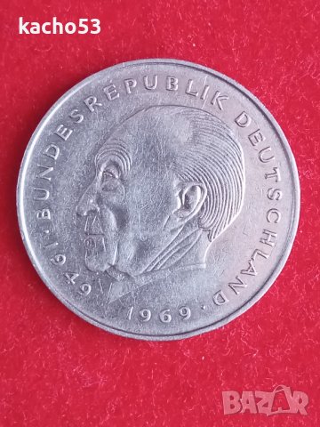 2 марки 1985 г. D ,ФРГ.