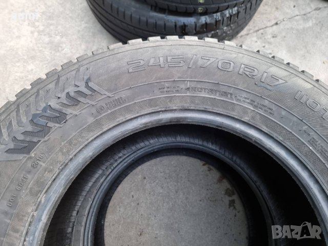 2бр зимни гуми за джип  245/70/17 NOKIAN H671, снимка 4 - Гуми и джанти - 37807630