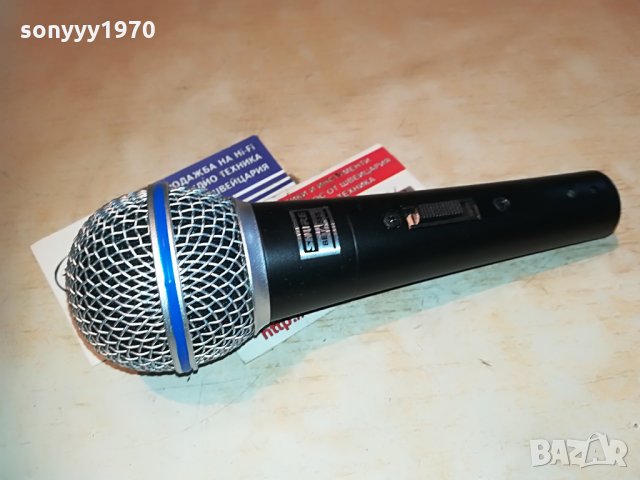 shure beta sm58s-profi microphone-внос germany 1106212032, снимка 2 - Микрофони - 33186658