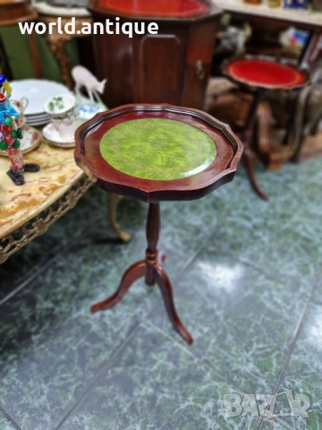 Превъзходна антикварна английска помощна масичка , снимка 6 - Антикварни и старинни предмети - 52310285